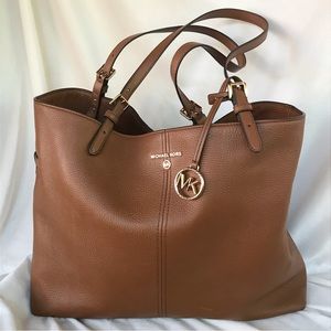 Michael Kors Lenox leather tote bag